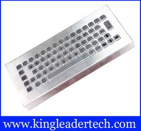 Compact-sized Brushed Stainless Steel Keyboard Industrial Desktop