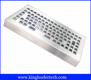 Rugged Brushed Stainless Steel Waterproof Keyboard 86 Keys