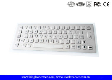64 Full Travel Keys IP65 Rated Panel Mount Keyboard For Industrial Kiosk Applications
