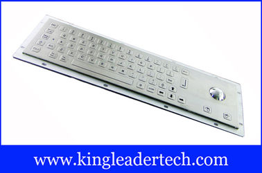 Robust Panel Mount Industrial Metal Keyboard With Flat Keys