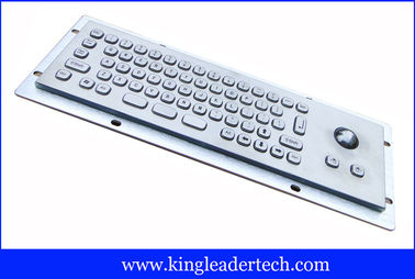 IP65 Rated Compact Small Kiosk Panel Mount Keyboard With Optical Trackball