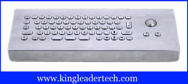 IP65 Rated Industrial Computer Desktop Mini Metal Keyboard With Trackball
