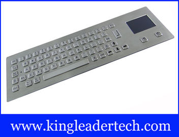 Rugged Metal Industrial Panel Mount Keyboard With Touchpad IP65 Waterproof
