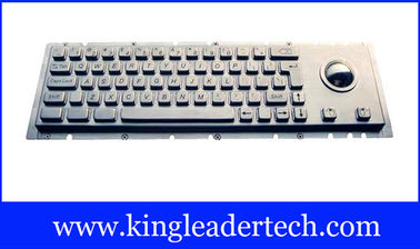 IP65 Cherry Keyswitch Panel Mount Kiosk Mechanical Keyboard With Trackball