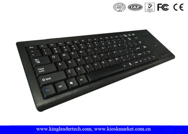 Plastic Industrial Computer Keyboard With Function Keys And Integrated Trackball