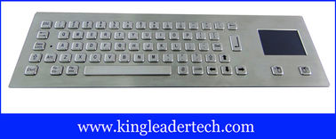 64 Keys Industrial Keyboard With Touchpad Laser Engraved Graphics PS/2 Or USB Interface