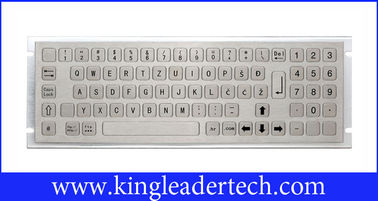 Panel Mount Multimedia Kiosk Keyboard Panel Mount With Number Keypad In Flat Keys
