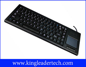 IP65 Rated Industrial Computer Plastic Keyboard With Function Keys And Touchpad