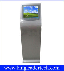 Standalone Interactive Touch Screen Kiosks With Curved Design Indoor Service