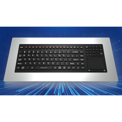 Rugged Panelmount Usb Industrial Computer Keyboard With Touchpad