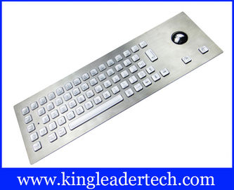 Robust IP65 Illuminated Metal Keyboard Customizable With Trackball