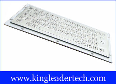 Stainless Steel Industrial Mini Keyboard IP65 With 64 Short Travel Keys