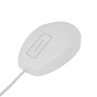 Small-sized Ergonomic,Stylish,Sleek,Waterproof IP68 Laser Mouse Made of Silicone and Integrated with Scroll Pad