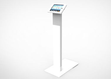 Rugged iPad  Tablet Security Metal Kiosk With Extra Large Base For Auto Exhibition
