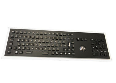 LED Backlight Industrial Keyboard With Trackball Full FN Keys 103 Keys
