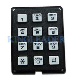 Rugged Plastic Industrial Numeric Keypad 12 Keys For Access Control System