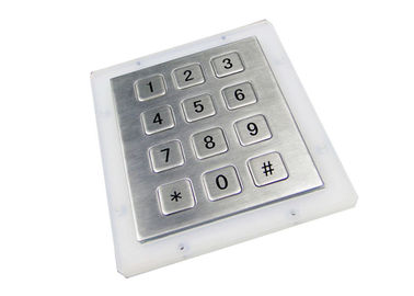 3*4 Flat Keys  Computer Numeric Keypad Panel Mounted Optional Keys Layout Characters