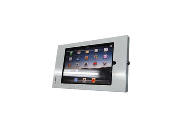 Sturdy Metal Enclosure Ipad Kiosk Stand Powder Coated Finish With Camera Exposed