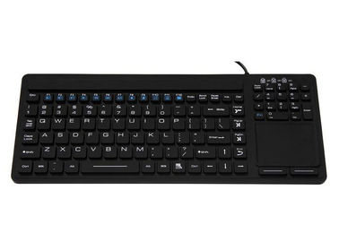 Desktop Mount IP68 Antimicrobial Waterproof Keyboard 107 Keys