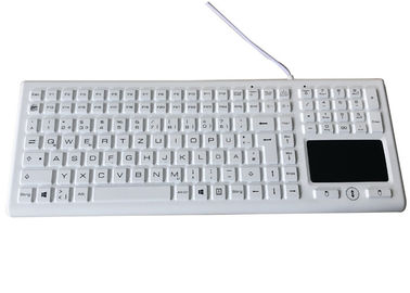 Silicone 2mm Key Travel Waterproof Gaming Keyboard 122 Keys