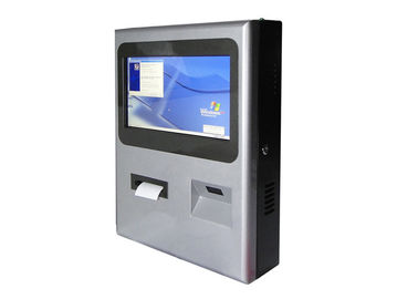 Wallmount Interactive IR Touchscreen Kiosk with QR code and Bar Code Reader and Thermal Printer