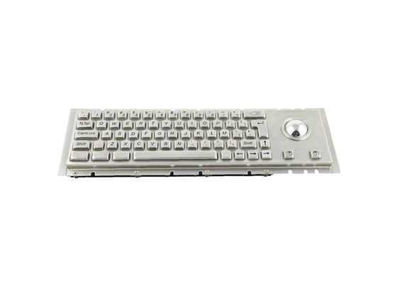 Cherry Keyswitch Water-proof Vandal-proof Panel-mount Industrial Keyboard With Trackball