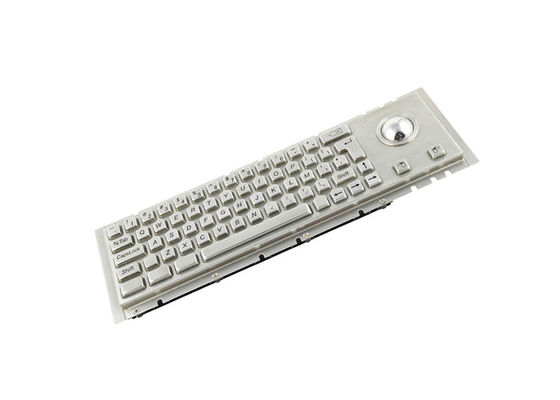 Water-proof Vandal-proof Panel-mount Industrial Keyboard With Cherry Keyswitch and Trackball