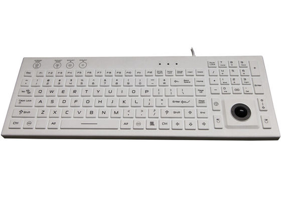 IP68 106 Keys Waterproof Medical Keyboard 100mA Washable With Backlight
