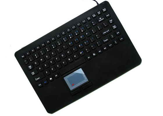 5VDC Silicone 87 Keys Waterproof Medical Keyboard 100mA With Integrated Touchpad