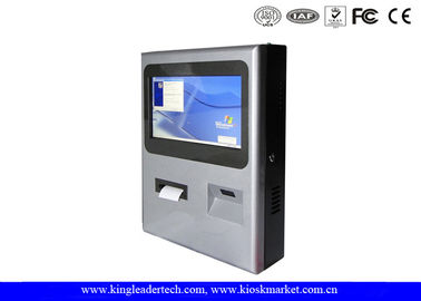 Stylish Wall Mount Kiosk With Barcode Scanner And Thermal Printer