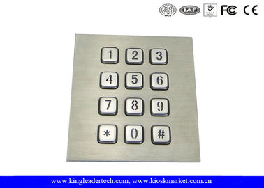 3 x 4 Matrix Numeric Backlit Keypad For Panel Mount 12 Illuminated Keys