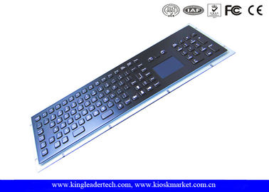 Dust-proof IP65 Industrial Keyboard With Touchpad Stainless Steel With 103 Keys