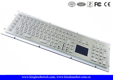 Fn Key And Number Keypad Dust-Proof Industrial Keyboard With Touchpad Liquid-Proof In PS/2 Or USB Interface