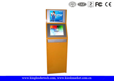 Double Display Self-Service TouchScreen Kiosk , Vandal-Proof For Theater