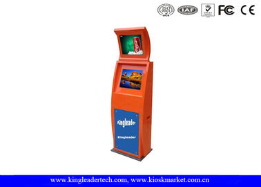 Stylish ADA Design Floor Standing Touch Screen Kiosk For Video Play Or Advertising