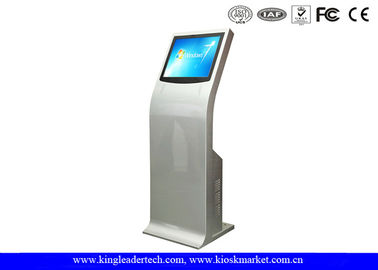 Standalone Interactive Touch Screen Kiosks With Curved Design Indoor Service