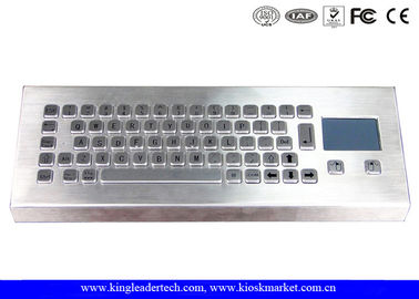 Rugged Stainless Steel Industrial Desktop Keyboard PS/2 Or USB Interface With 65 Keys