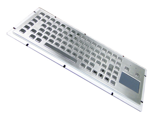 Rugged Stainless Steel Industrial Keyboard With Mouse Touchpad