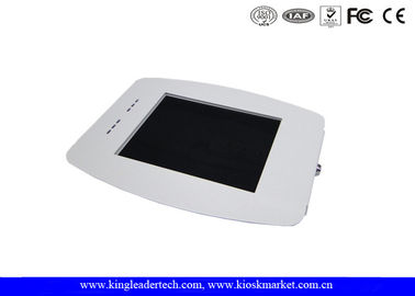 Wall Mount Ipad Kiosk Enclosure Anti-theft with Security iPad Lock-white