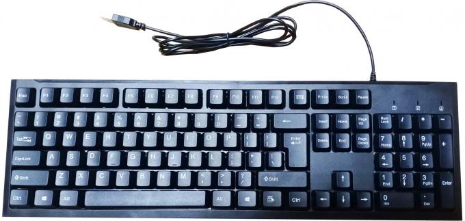 Plastic Computer Keyboard Rugged Waterproof Plastic Keyboard With 12 Function Keys And Numeric Keypad